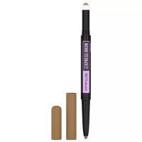 Maybelline New York Карандаш для бровей Express Brow Satin, оттенок 01, Темный блонд