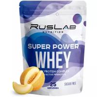 Протеин сывороточный SUPER POWER WHEY, белково-углеводный коктейль (800 гр),вкус спелая дыня