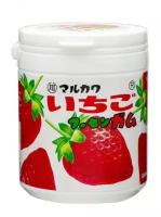 Жевательная резинка Marukawa Marble Strawberry вкус Клубника, банка 130 гр