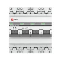 Автоматический выключатель EKF ВА 47-63 (C) 4,5kA 3 А