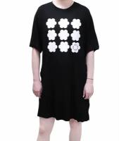 Трикотажное короткое платье YI30006 черный DKNY (черный), 44
