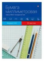 Бумага миллиметровая (А3,80г),10л/пач.,25шт./уп