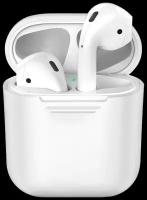 Чехол силиконовый Deppa для AirPods, белый