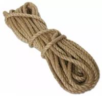 Верёвка (канат джутовый) 6 мм, 20м