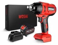 Гайковерт аккумуляторный WOSAI WS-L10 600 Н*м, 20V, 3.0AH / Гайковерт электрический / Гайковерт беспроводной