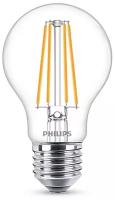 Лампа светодиодная Philips LEDClassic 6-60W A60 E27 865 CL, E27, 6Вт