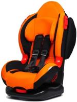 Автокресло группа 1/2 (9-25 кг) Крошка Я Round Isofix, orange/black