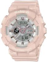 Наручные часы CASIO Baby-G BA-110RG-4A, белый, черный