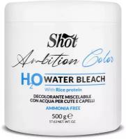 Порошок AMBITION COLOR для осветления волос SHOT water bleach 500 г