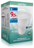 Лампа светодиодная SmartBuy SBL-GU10-9_5-60K, GU10, GU10, 9.5 Вт, 6000 К