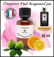 Prof-Royal отдушка парфюмерная OUD BERGAMOT JM для свечей, мыла и диффузоров, 10 мл