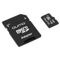 Карта памяти 64Gb - Qumo MicroSDXC UHS-I U3 Pro Seria 3.0 QM64GMICSDXC10U3 с адаптером SD (Оригинальная!)