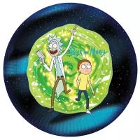 Rick and Morty. Набор бумажных тарелок-1, 6 шт*230 мм