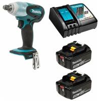 Гайковерт аккумуляторный 18В 230Нм - 1/2" Makita DTW251 Li-Ion 2x5Ач, з/у DTW251RTE