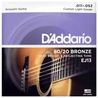 D'Addario EJ13 (11-52) - Струны для акустической гитары