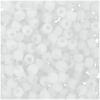 Бисер TOHO 11/0, круглый, 2, 2,2 мм, 5 шт*5 г, №0041F, белый матовый