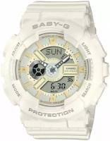 Наручные часы CASIO Baby-G BA-110XSW-7A, белый, бежевый