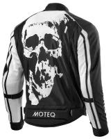Куртка текстильная MOTEQ REBEL, мужской(ие), черный/белый, размер L