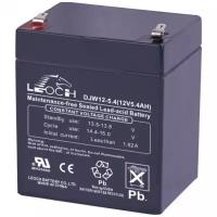 Свинцово-кислотный аккумулятор LEOCH DJW12-5.4 (12В 5.4Ач / 12V 5.4Ah)