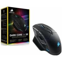 Беспроводная мышь Corsair Dark Core RGB Black Wireless Gaming Mouse Black USB, черный
