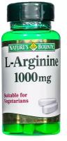 Natures Bounty Таблетки "L-Аргинин 1000 мг" ("L-Arginine 1000 mg Tablets"), 50 шт