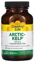 Country Life, Кантри Лайф, Arctic-Kelp, арктические бурые водоросли, 225 мкг, 300 таблеток