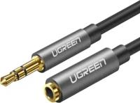 Кабель UGreen mini jack 3.5mm - mini jack 3.5mm (10595), 3 м, 1 шт, черный