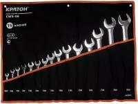 Набор ключей комбинированных Кратон CWS-06 15 пр, арт. 2 27 03 006