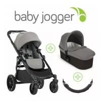 Baby Jogger City Select Lux 2 в 1 Slate+бампер