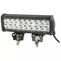 Фара светодиодная AutoExpert B54 для Off Road 230*80*60 мм, 9V-48V, 3000 Lum, 6000K, IP67, 18 диодов по 3W, комбо свет