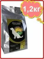 LiveRa Полнорационный сухой корм для взрослых собак Adult Duck, 1,2 кг, вкуснейшее блюдо из запеченой утки