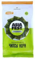 Чипсы ASIA FEST нори с кунжутом, кунжут, 4.5 г