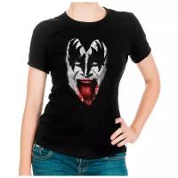 Футболка DreamShirts Kiss Женская черная