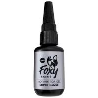 Foxy Expert верхнее покрытие No wipe top gel Super gloss 30 мл прозрачный