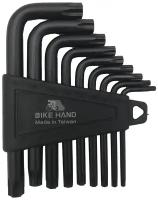 Набор ключей-звездочек Torx Bikehand YC-633S, T10/T15/T20/T25/T27/T30/T40/T45/T50