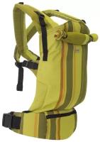 Амама Эрго-рюкзак с первых месяцев движнер табатай, хлопок, цвет: зелёный полосатый, эргорюкзак