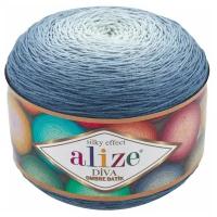 Нить вязальная Alize Diva Ombre Batik, 1 % акрил, 250 г, 875 м, 2 шт., 7379 дымчато-серый 875 м