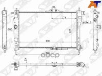 SAT SG-DW0001-MT-R Радиатор DAEWOO NEXIA 1.5/1.8 95-(трубчатый)