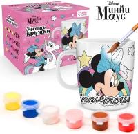 Сима-ленд Набор кружка под раскраску Minnie mouse 7515562 белый сказки и мультфильмы