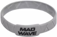 Браслет MAD WAVE, 1 шт., размер 16 см, размер one size, диаметр 5 см, серебристый