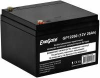 Аккумуляторная батарея Exegate EX282972RUS GP12260 (12V 26Ah) под болт М5