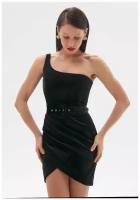 Корсетное платье The Select из бархата, черный, XS/40