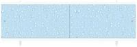 Экран под ванну "Ультралегкий" ПВХ 1,68м, Светло-синий капли Метакам