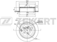 Диск Торм Зад ZEKKERT BS5439