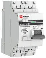 Дифференциальный автомат EKF АД-32S 2П 100 мА C 4.5 кА AC 16 А 100 мА