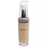 Seventeen Тональный крем Natural Velvet Long Lasting Matte Foundation, 35 мл, оттенок: 06