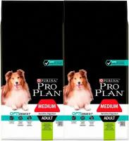 PRO PLAN ADULT DOG MEDIUM SENSITIVE DIGESTION для взрослых собак средних пород с чувствительным пищеварением с ягненком и рисом (3 + 3 кг)