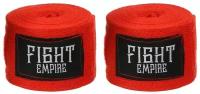 Бинт боксёрский FIGHT EMPIRE 4 м, цвет красный
