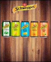 Набор газированных напитков Schweppes (Швепс), 5 банок