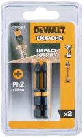 Биты ударные IMPACT Torsion Ph2, 57мм, 2шт. Dewalt DT70532T 15568464